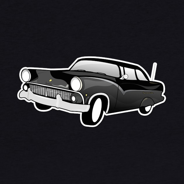 Vintage Black car by nickemporium1